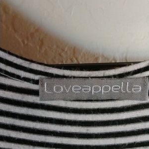 Black and white striped loveappella dress